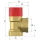 Varnostni ventil FLAMCO PRESCOR 3/4”-Varnostni ventili za ogrevanje / hlajenje