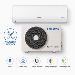 Samsung AR35 WiFi klimatska naprava 3,5 kW z osnovno montažo