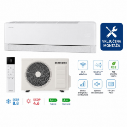 Samsung WindFree Première klimatska naprava 6,5 kW z osnovno montažo