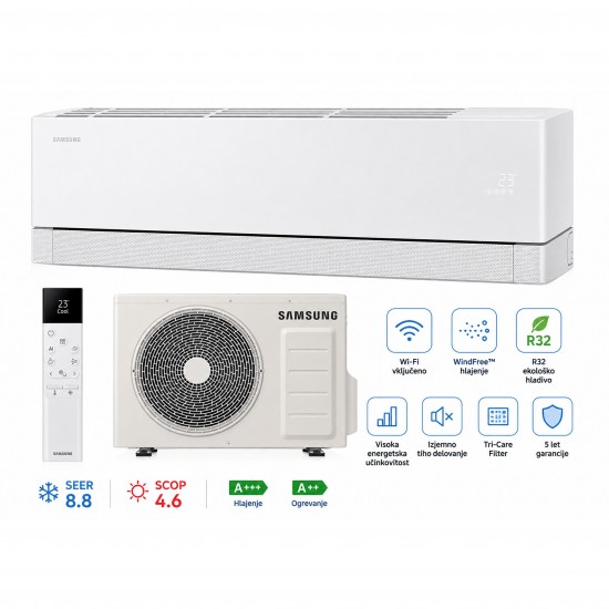 Samsung WindFree Première klimatska naprava 3,5 kW