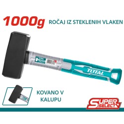 TOTAL Kamnoseško kladivo 1000g (THTS721000)
